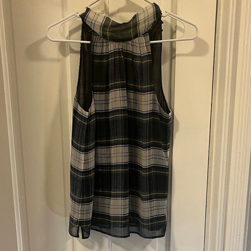 J.Crew Black and White Patterned Top